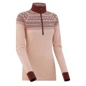 NWT- Kari Traa LOKKE Quarter Zip  Baselayer Merino Wool Top - PS